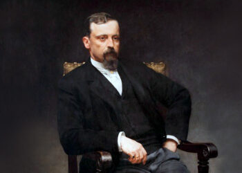 Portret Henryka Sienkiewicza autorstwa Kazimierza Pochwalskiego / źródło: wikimedia.org, culture.pl