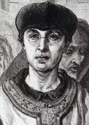 WIELKA LITERATURA W CYFROWYM ŚWIECIE I Wielka literatura w cyfrowym świecie Portret Wincentego Kadłubka autorstwa Juliana Schübelera według Jana Matejki / źródło: pl.wikipedia.org